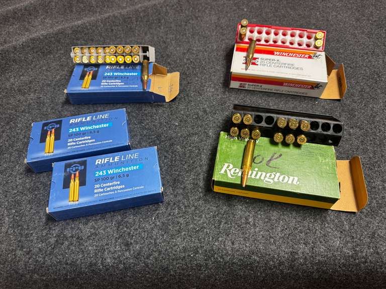 (5) Boxes of 243 Ammunition