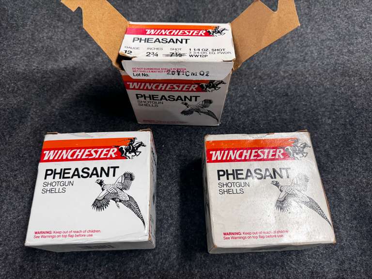 (4) Boxes 12ga Ammunition