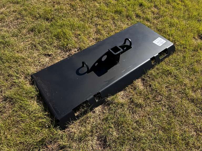 Half Moon Gusseted Skid Steer Receiver Hitch
