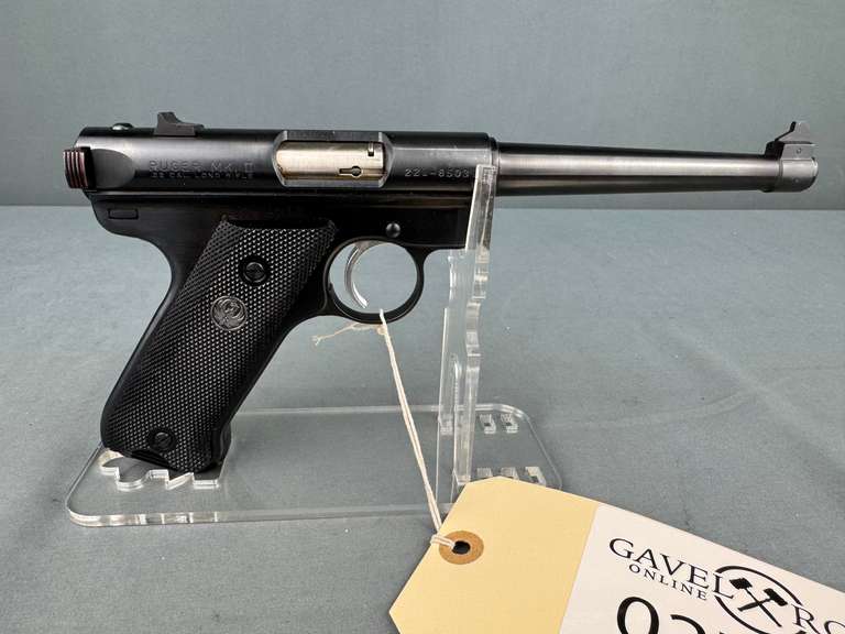 Ruger MK II 22LR Semi-Auto Pistol w/hard case #221-85031
