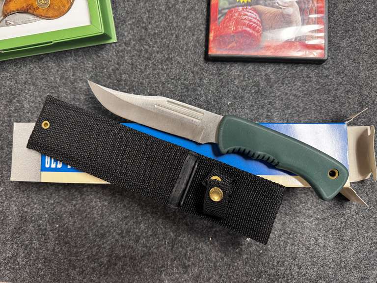 Schrade Old Timer Knife, Pioneer Knife NIB, Meat Processing DVD