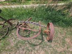 (4) Antique Metal Wheels