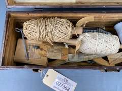 Naval Co Line Thrower 45-70 Single Rifle w/Trunk, Projectiles & String #290