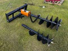 2025 Wolverine Hydraulic Post Hole Digger w/12" & 18" Augers