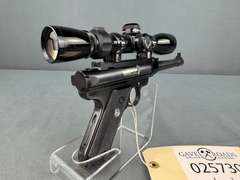 Ruger Mark II Target 22cal Semi-Auto Pistol w/Scope #215-04843