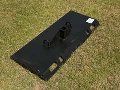 Half Moon Gusseted Skid Steer Receiver Hitch
