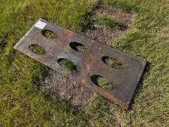 Universal Skid Steer Hitch Plate