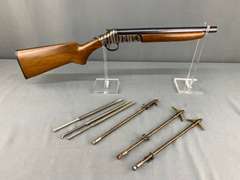 Naval Co Line Thrower 45-70 Single Rifle w/Trunk, Projectiles & String #290