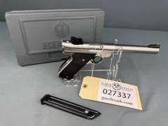 Ruger Mark II Target 22LR Semi-Auto Pistol w/hard case #221-41447