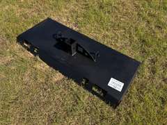 Half Moon Gusseted Skid Steer Receiver Hitch