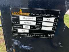5' LandHonor Adjustable Skid Steer Fork Attachment