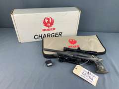 Ruger 22 Charger 22LR Semi-Auto Pistol w/soft case & box #490-15710
