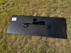 Half Moon Gusseted Skid Steer Receiver Hitch