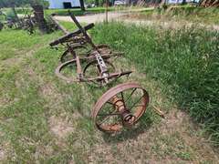 (4) Antique Metal Wheels
