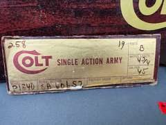 Colt Single Action Army P1840 45cal Revolver w/box #SA60657