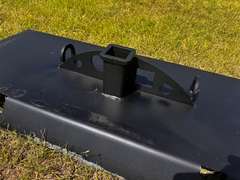 Half Moon Gusseted Skid Steer Receiver Hitch