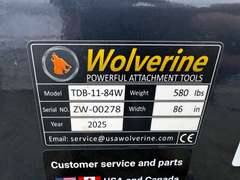 Wolverine 82" Smooth Bucket Attachment