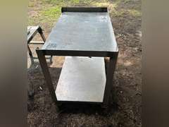 Rolling Stainless Steel Table