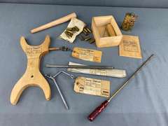 Naval Co Line Thrower 45-70 Single Rifle w/Trunk, Projectiles & String #290