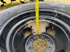 (4) Dual Wheel Trailer Rims w/ 235/80R16 Tires