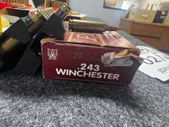(4) Boxes 243 Win. Ammunition