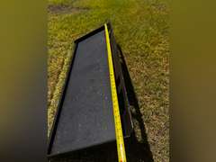 Half Moon Gusseted Skid Steer Receiver Hitch