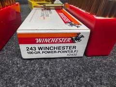 (4) Boxes 243 Win. Ammunition