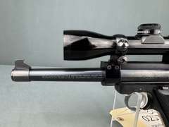 Ruger Mark II Target 22cal Semi-Auto Pistol w/Scope #215-04843