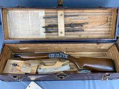 Naval Co Line Thrower 45-70 Single Rifle w/Trunk, Projectiles & String #290