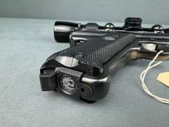 Ruger Mark II Target 22cal Semi-Auto Pistol w/Scope #215-04843