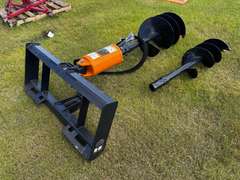 2025 Wolverine Hydraulic Post Hole Digger w/12" & 18" Augers