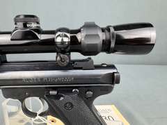 Ruger Mark II Target 22cal Semi-Auto Pistol w/Scope #215-04843