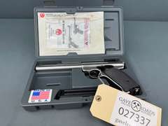 Ruger Mark II Target 22LR Semi-Auto Pistol w/hard case #221-41447