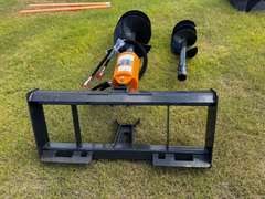 2025 Wolverine Hydraulic Post Hole Digger w/12" & 18" Augers