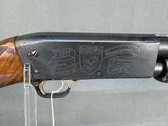 Ithaca 37 Featherlight Ducks Unlimited 12ga Pump Shotgun w/hard case #40DU0635