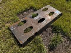 Universal Skid Steer Hitch Plate