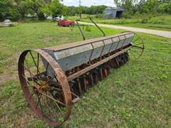 Metal Wheel Planter