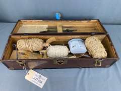 Naval Co Line Thrower 45-70 Single Rifle w/Trunk, Projectiles & String #290