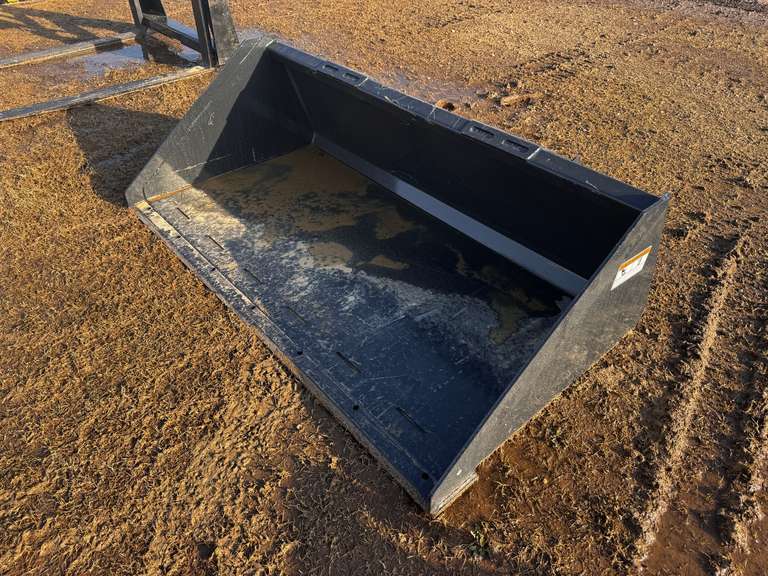 68" Smooth Bucket Skid Steer Attachment
