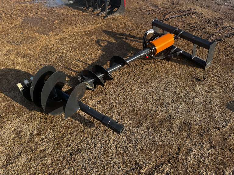 Wolverine Skid Steer Auger Driver w/ 18" & 12" Bits