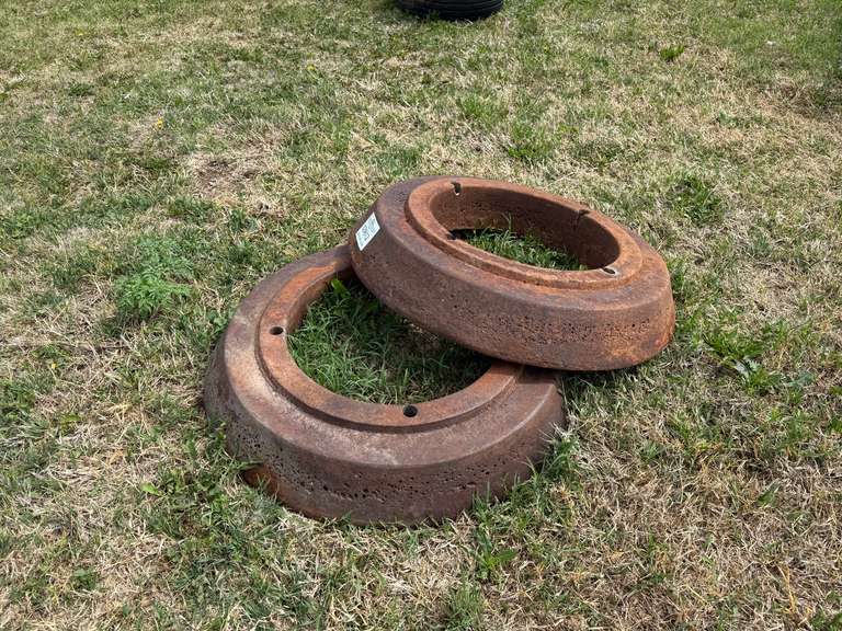 (2) 32" Tractor Wheel Weights