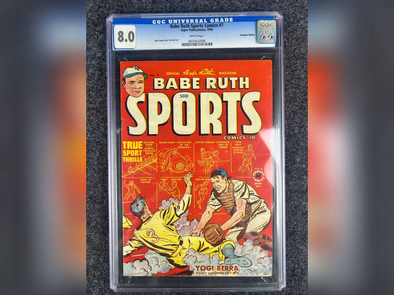 Babe Ruth Sports Comics #7 - Super Publications, 1950