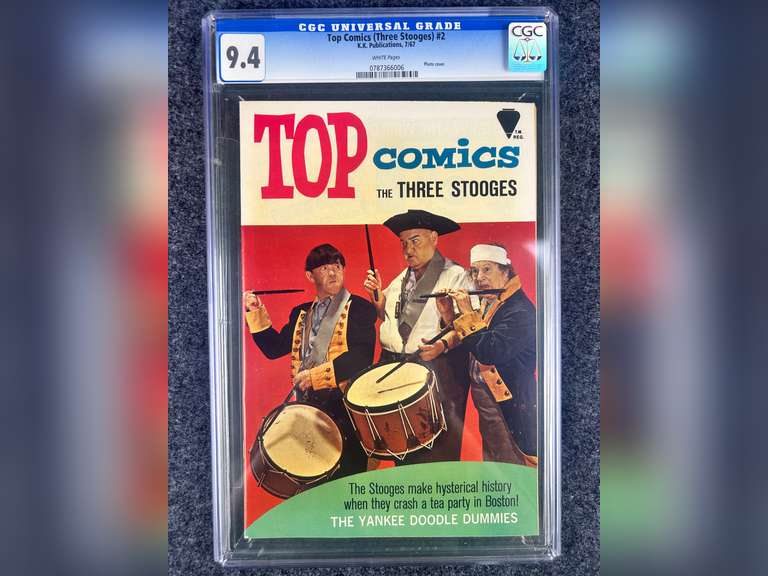 Top Comics The Three Stooges #2 - K.K. Publications, 7/67