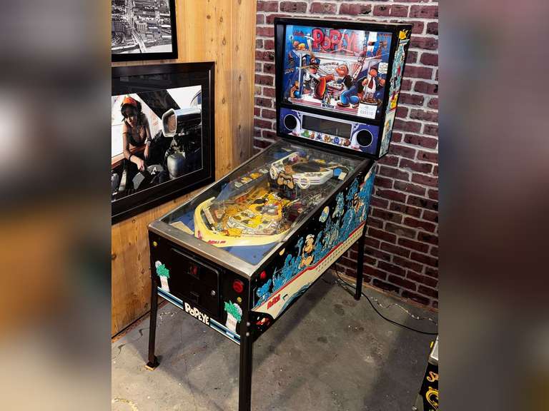 Bally Popeye Saves The Earth Pinball Machine