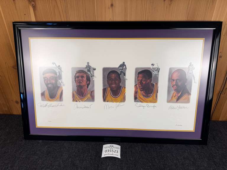 Los Angeles Lakers Signed Art