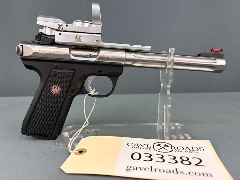 Ruger Target MK III Hunter 22LR Semi-Auto Pistol w/Soft & Hard Case #270-04018