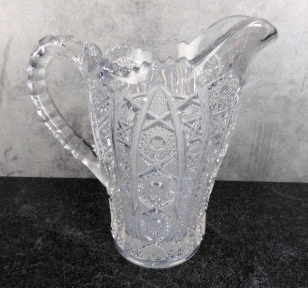 Vintage Pressed Glass Pitcher