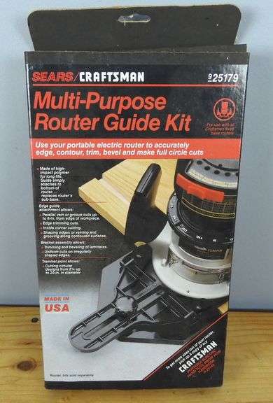 Sears / Craftsman Multi-Purpose Router Guide Kit in Box - GC5 Auctions