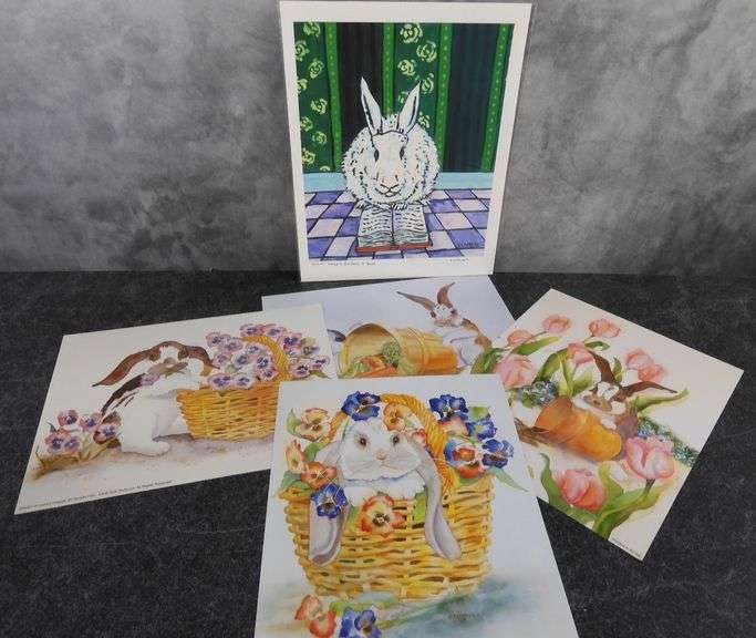 Grouping of Unframed Rabbit Prints - GC5 Auctions
