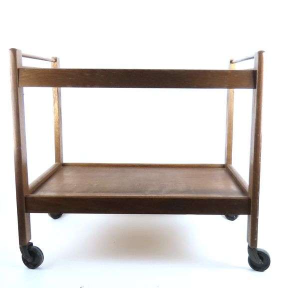 Vintage MidCentury Rolling TV Cart GC5 Auctions